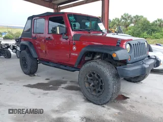 2012 Jeep Wrangler Unlimited Sport z VIN 1C4BJWDG3CL207291, wystawiony jako IAAI lot #42211454 z przebiegiem 110 864 mil mil oraz . Historia ofert i sprzedaży dostępna na DreamBid. Obrazek 1.
