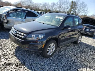 2017 Volkswagen Tiguan S with VIN WVGBV7AX4HK027096, listed as a Copart auction lot 50949755 with 84,480 mi miles and Salvage Title. Bid and sale history available at DreamBid. Image 1.