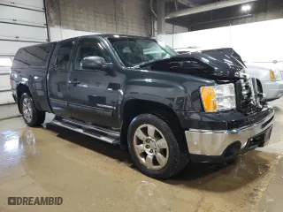 2009 GMC Sierra 1500 SLE with VIN 1GTEK29039Z151082, listed as a Copart auction lot 52008875 with 164,399 mi miles and Clean Title. Bid and sale history available at carsss.com. Image 4.