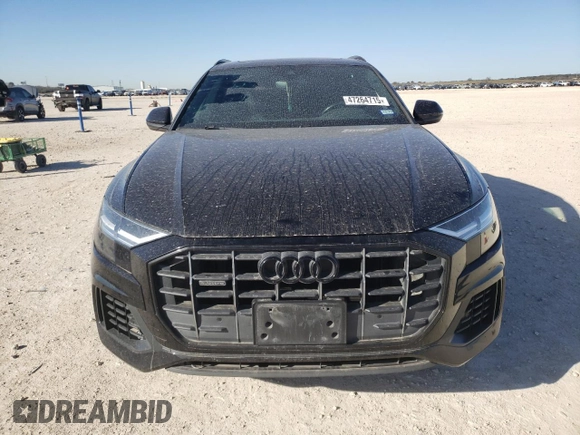 2019 Audi Q8 Premium z VIN WA1AVAF17KD018660, wystawiony jako Copart lot #47264715 z przebiegiem Nie podano mil oraz Szkoda całkowita • Salvage title. Historia ofert i sprzedaży dostępna na DreamBid. Obrazek 5.