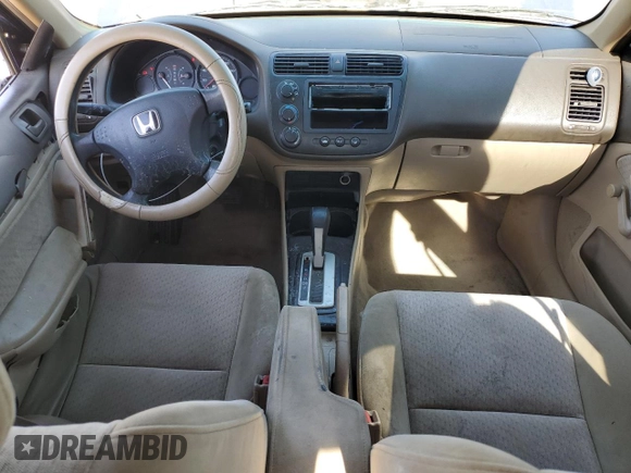 2004 Honda Civic VP with VIN 2HGES163X4H580884, listed as a Copart auction lot 50650925 with 211,497 mi miles and Salvage Title. Bid and sale history available at carsss.com. Image 8.