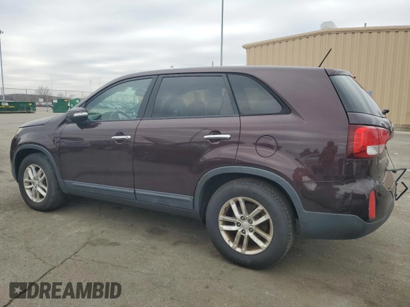2015 Kia Sorento LX with VIN 5XYKT3A67FG569046, listed as a Copart auction lot 48377495 with 107,982 mi miles and Clean Title. Bid and sale history available at carsss.com. Image 2.