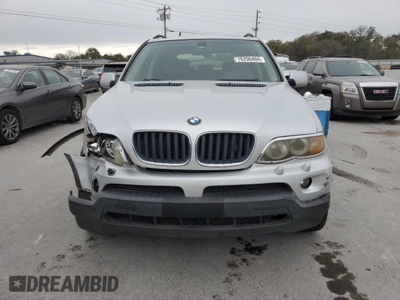 2006 BMW X5 3.0i with VIN 5UXFA13506LY44548, listed as a Copart auction lot 76206404 with 197,723 mi miles and Salvage Title. Bid and sale history available at carsss.com. Image 5.