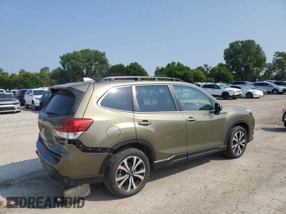2022 Subaru Forester Limited with VIN JF2SKAPC1NH434124, listed as a Copart auction lot 60232775 with 54,226 mi miles and Salvage title. Bid and sale history available at DreamBid. Image 3.