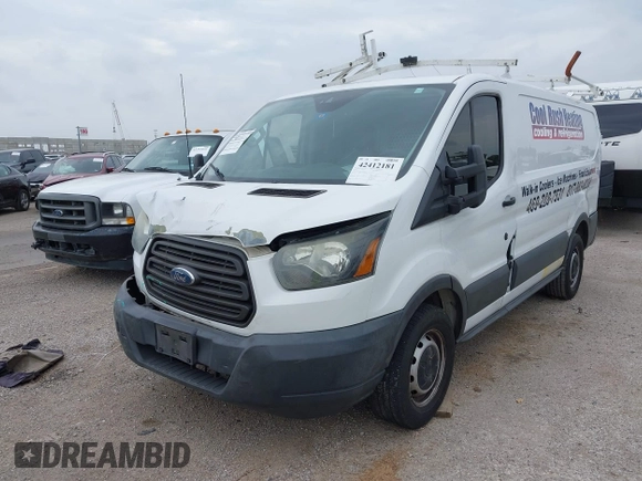 2016 Ford Transit Cargo with VIN 1FTYE1ZM6GKA95971, listed as a IAAI auction lot 42412181 with 243,171 mi miles and . Bid and sale history available at DreamBid. Image 17.