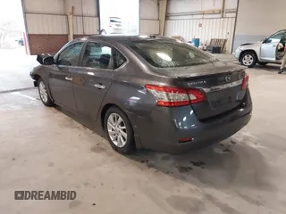 2015 Nissan Sentra SV with VIN 3N1AB7AP2FY240087, listed as a IAAI auction lot 41854605 with 139,618 mi miles. Bid and sale history available at carsss.com. Image 3.