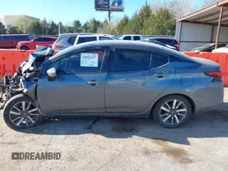 2021 Nissan Versa SV with VIN 3N1CN8EV8ML807735, listed as a IAAI auction lot 41842437 with 1 mi miles. Bid and sale history available at carsss.com. Image 13.