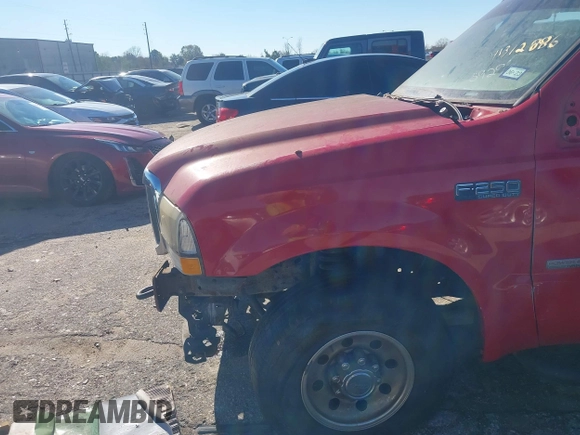2004 Ford F-250 XL with VIN 1FTNX20P94EA35929, listed as a IAAI auction lot 41312886 with 338,765 mi miles and . Bid and sale history available at DreamBid. Image 13.