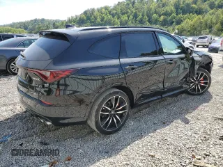 2024 Acura MDX Type S w/Advance Package with VIN 5J8YD8H86RL001425, listed as a Copart auction lot 70997104 with 18,565 mi miles and Salvage Title. Bid and sale history available at carsss.com. Image 3.