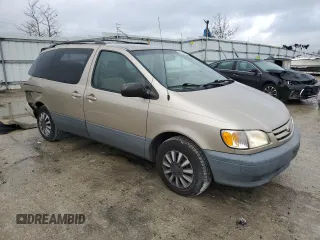 2003 Toyota Sienna CE with VIN 4T3ZF19C33U537521, listed as a Copart auction lot 81326624 with 241,591 mi miles and Salvage Title. Bid and sale history available at carsss.com. Image 4.