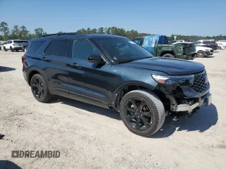 2024 Ford Explorer ST-Line with VIN 1FMSK7KH1RGA17937, listed as a Copart auction lot 75706544 with 2,369 mi miles and Salvage Title. Bid and sale history available at carsss.com. Image 4.