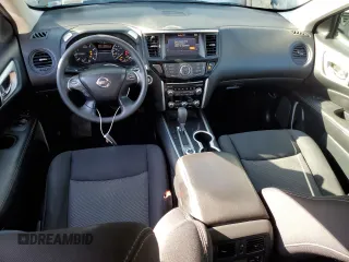 2019 Nissan Pathfinder S with VIN 5N1DR2MM5KC593108, listed as a Copart auction lot 53048995 with 104,517 mi miles and Salvage title. Bid and sale history available at DreamBid. Image 8.