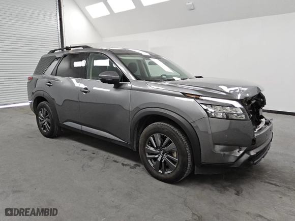 2023 Nissan Pathfinder SV with VIN 5N1DR3BA9PC242935, listed as a Copart auction lot 75924864 with 50,332 mi miles and Clean Title. Bid and sale history available at carsss.com. Image 4.