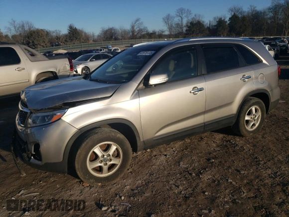 2014 Kia Sorento EX with VIN 5XYKU4A7XEG477598, listed as a Copart auction lot 41975135 with 112,200 mi miles and Salvage Title. Bid and sale history available at carsss.com. Image 1.