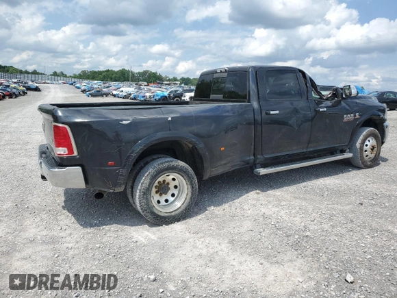 2018 Ram 3500 Laramie z VIN 3C63RRJL0JG320889, wystawiony jako Copart lot #56722505 z przebiegiem 213 976 mil mil oraz Szkoda całkowita • Salvage title. Historia ofert i sprzedaży dostępna na DreamBid. Obrazek 3.