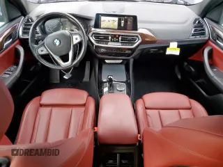 2022 BMW X3 sDrive30i with VIN 5UX43DP0XN9K72210, listed as a Copart auction lot 51233045 with 65,858 mi miles and Salvage Title. Bid and sale history available at DreamBid. Image 8.