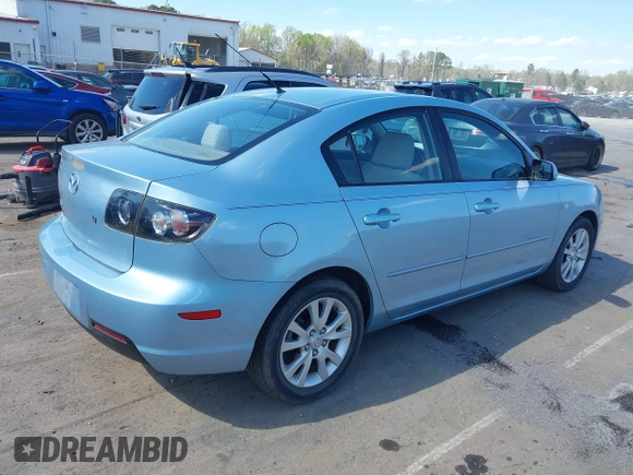 2007 Mazda Mazda3 i Sport with VIN JM1BK32F071654880, listed as a IAAI auction lot 41882347 with 144,841 mi miles. Bid and sale history available at carsss.com. Image 4.