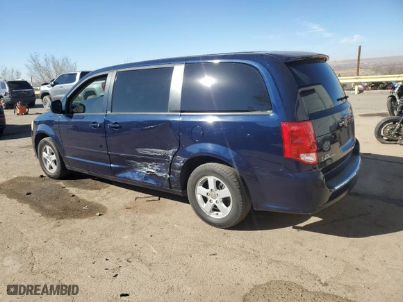 2012 Dodge Grand Caravan SXT with VIN 2C4RDGCG8CR395309, listed as a Copart auction lot 46191915 with 126,299 mi miles and Salvage Title. Bid and sale history available at carsss.com. Image 2.