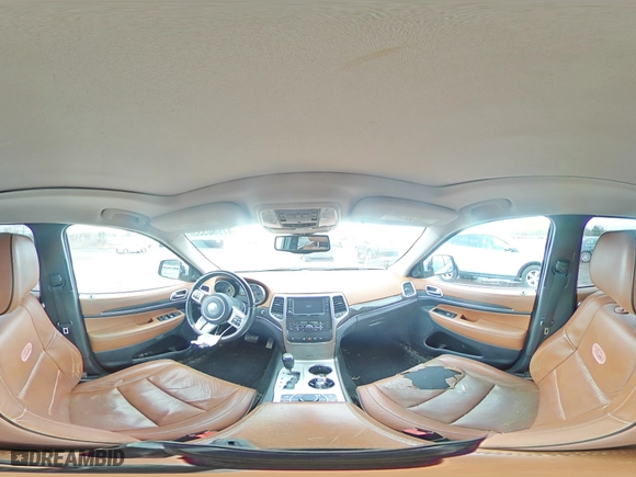 2012 Jeep Grand Cherokee Overland with VIN 1C4RJFCG3CC132303, listed as a Copart auction lot 47980335 with 113,598 mi miles and Salvage Title. Bid and sale history available at carsss.com. Image 14.
