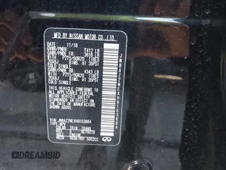 2017 Infiniti QX80 with VIN JN8AZ2NEXH9153684, listed as a IAAI auction lot 41737303 with 87,515 mi miles and . Bid and sale history available at DreamBid. Image 9.