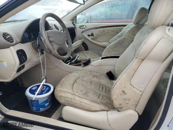 2007 Mercedes-Benz CLK-Class 5.5L with VIN WDBTK72F97T084134, listed as a Copart auction lot 77396264 with 0 mi miles and Non Repairable. Bid and sale history available at carsss.com. Image 7.