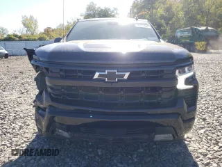 2023 Chevrolet Silverado 1500 RST with VIN 1GCUDEED0PZ300691, listed as a Copart auction lot 76771544 with 45,101 mi miles and Salvage Title. Bid and sale history available at DreamBid. Image 5.