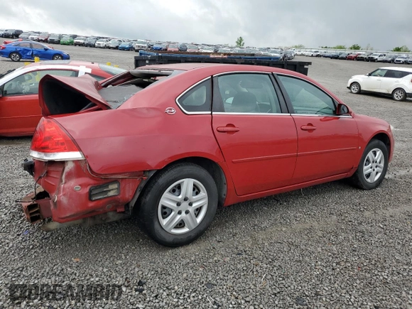 2008 Chevrolet Impala LS z VIN 2G1WB55K389125838, wystawiony jako Copart lot #54383045 z przebiegiem 189 835 mil mil oraz Szkoda całkowita • Salvage title. Historia ofert i sprzedaży dostępna na DreamBid. Obrazek 3.