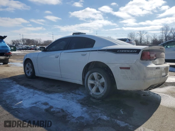 2014 Dodge Charger SE with VIN 2C3CDXBG2EH126288, listed as a Copart auction lot 46084785 with 141,776 mi miles and Salvage Title. Bid and sale history available at DreamBid. Image 2.
