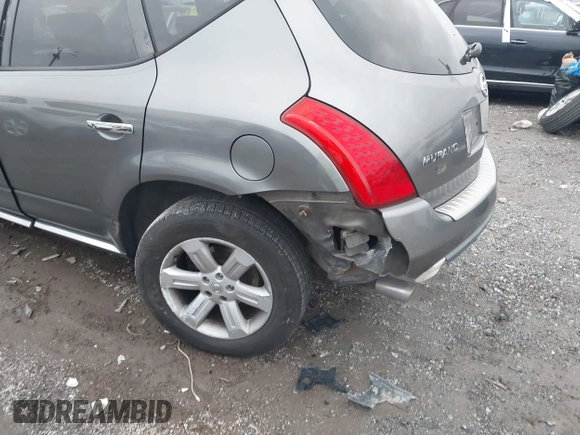 2006 Nissan Murano SL with VIN JN8AZ08W06W522298, listed as a IAAI auction lot 41149684 with 123,911 mi miles and . Bid and sale history available at DreamBid. Image 6.