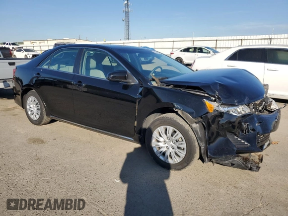 2014 Toyota Camry L with VIN 4T4BF1FK9ER439012, listed as a Copart auction lot 46548085 with 34,053 mi miles and Salvage Title. Bid and sale history available at carsss.com. Image 4.