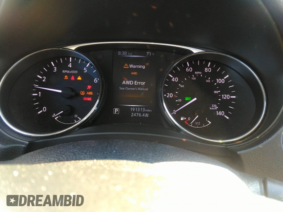 2015 Nissan Rogue S with VIN KNMAT2MV0FP539408, listed as a IAAI auction lot 39758964 with 191,313 mi miles. Bid and sale history available at carsss.com. Image 7.