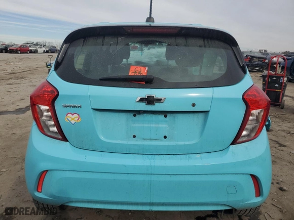 2021 Chevrolet Spark LS with VIN KL8CB6SA7MC741842, listed as a Copart auction lot 42087135 with 0 mi miles and Salvage Title. Bid and sale history available at carsss.com. Image 6.