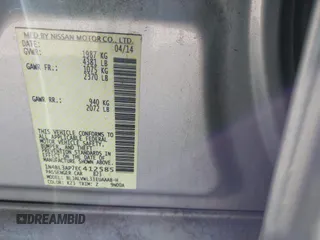 2014 Nissan Altima SL with VIN 1N4BL3AP7EC412585, listed as a IAAI auction lot 41647667 with 120,193 mi miles and . Bid and sale history available at DreamBid. Image 9.