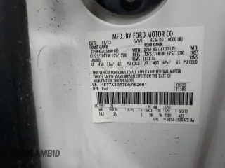2013 Ford F-250 XL with VIN 1FT7X2BT7DEA62601, listed as a Copart auction lot 43250835 with 124,399 mi miles and Salvage Title. Bid and sale history available at DreamBid. Image 13.