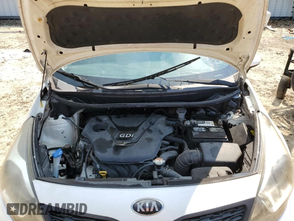 2014 Kia Rio LX with VIN KNADM4A32E6395290, listed as a Copart auction lot 48531785 with 92,582 mi miles and Salvage Title. Bid and sale history available at carsss.com. Image 11.