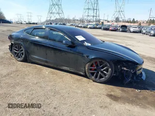 2022 Tesla Model S with VIN 5YJSA1E50NF470991, listed as a IAAI auction lot 41652545 with Not Provided miles and . Bid and sale history available at DreamBid. Image 1.