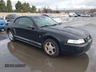 2001 Ford Mustang Standard with VIN 1FAFP40491F183449, listed as a IAAI auction lot 41539405 with 256,225 mi miles. Bid and sale history available at carsss.com. Image 1.