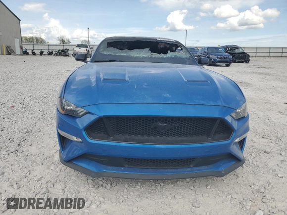 2021 Ford Mustang GT with VIN 1FA6P8CF5M5111288, listed as a Copart auction lot 54486265 with Not provided miles and Salvage title. Bid and sale history available at DreamBid. Image 5.