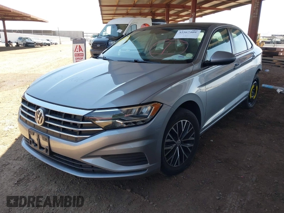2021 Volkswagen Jetta S with VIN 3VWC57BU4MM100299, listed as a IAAI auction lot 42567409 with 38,013 mi miles and . Bid and sale history available at DreamBid. Image 19.
