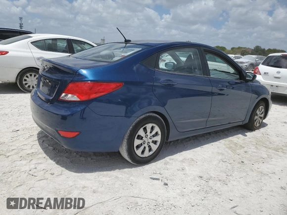 2015 Hyundai Accent GLS with VIN KMHCT4AE1FU842834, listed as a Copart auction lot 55531675 with 0 mi miles and Clean Title. Bid and sale history available at carsss.com. Image 3.