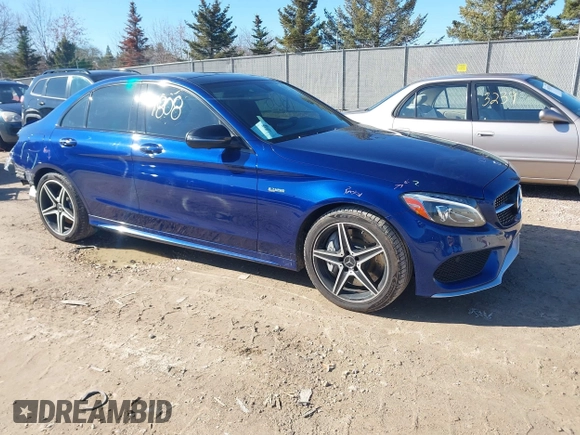 2018 Mercedes-Benz C 43 AMG z VIN 55SWF6EB2JU261301, wystawiony jako IAAI lot #41911808 z przebiegiem 59 707 mil mil oraz . Historia ofert i sprzedaży dostępna na DreamBid. Obrazek 1.