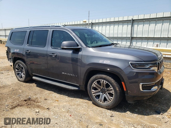 2022 Jeep Wagoneer Series III with VIN 1C4SJVDT8NS201275, listed as a Copart auction lot 63481615 with 57,569 mi miles and Salvage title. Bid and sale history available at DreamBid. Image 4.