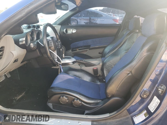 2006 Nissan 350Z Touring with VIN JN1AZ34E96M354704, listed as a Copart auction lot 47194005 with 189,714 mi miles and Salvage Title. Bid and sale history available at carsss.com. Image 7.