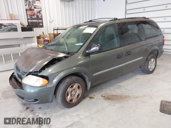 2003 Dodge Caravan SE with VIN 1D4GP24313B191319, listed as a IAAI auction lot 41398477 with 220,083 mi miles. Bid and sale history available at carsss.com. Image 2.