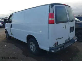 2007 Chevrolet Express Cargo Van with VIN 1GCFG15X571149672, listed as a IAAI auction lot 41194974 with 255,757 mi miles. Bid and sale history available at carsss.com. Image 3.