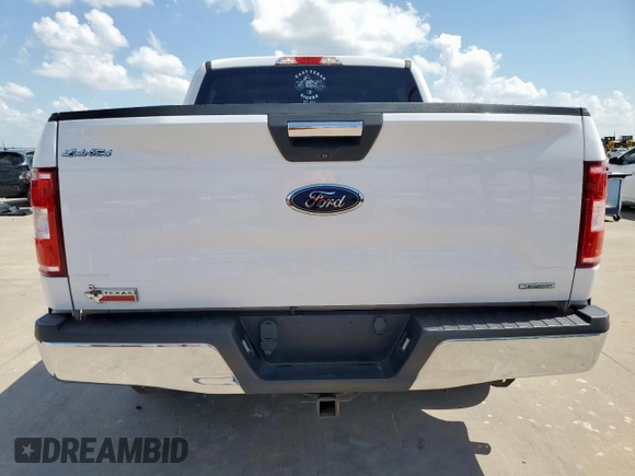 2018 Ford F-150 XL with VIN 1FTEW1CP6JKF21152, listed as a Copart auction lot 65163865 with 66,371 mi miles and Salvage title. Bid and sale history available at DreamBid. Image 6.