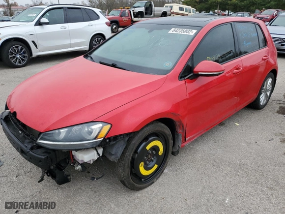 2015 Volkswagen Golf TDI SEL with VIN 3VW2A7AU5FM035751, listed as a Copart auction lot 64235002 with 90,829 mi miles. Bid and sale history available at carsss.com. Image 2.