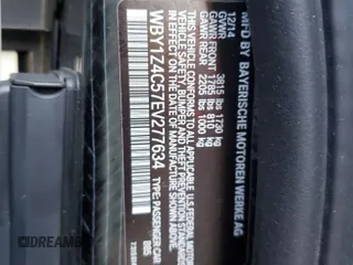 2014 BMW i3 with VIN WBY1Z4C57EV277634, listed as a Copart auction lot 51701885 with 0 mi miles and Salvage Title. Bid and sale history available at carsss.com. Image 12.