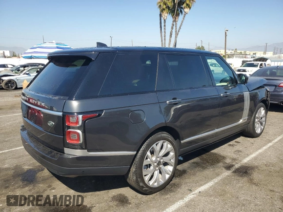 2021 Land Rover Range Rover Autobiography with VIN SALGV5SE7MA425696, listed as a Copart auction lot 73378084 with 31,077 mi miles and Salvage Title. Bid and sale history available at carsss.com. Image 3.