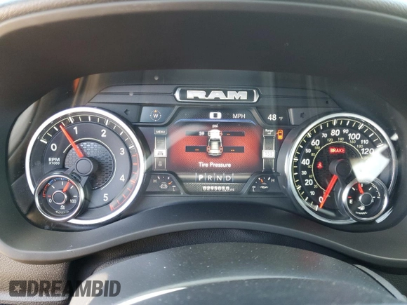 2023 Ram 2500 Big Horn with VIN 3C6UR5DL0PG517627, listed as a Copart auction lot 51346535 with 29,503 mi miles and Salvage title. Bid and sale history available at DreamBid. Image 9.